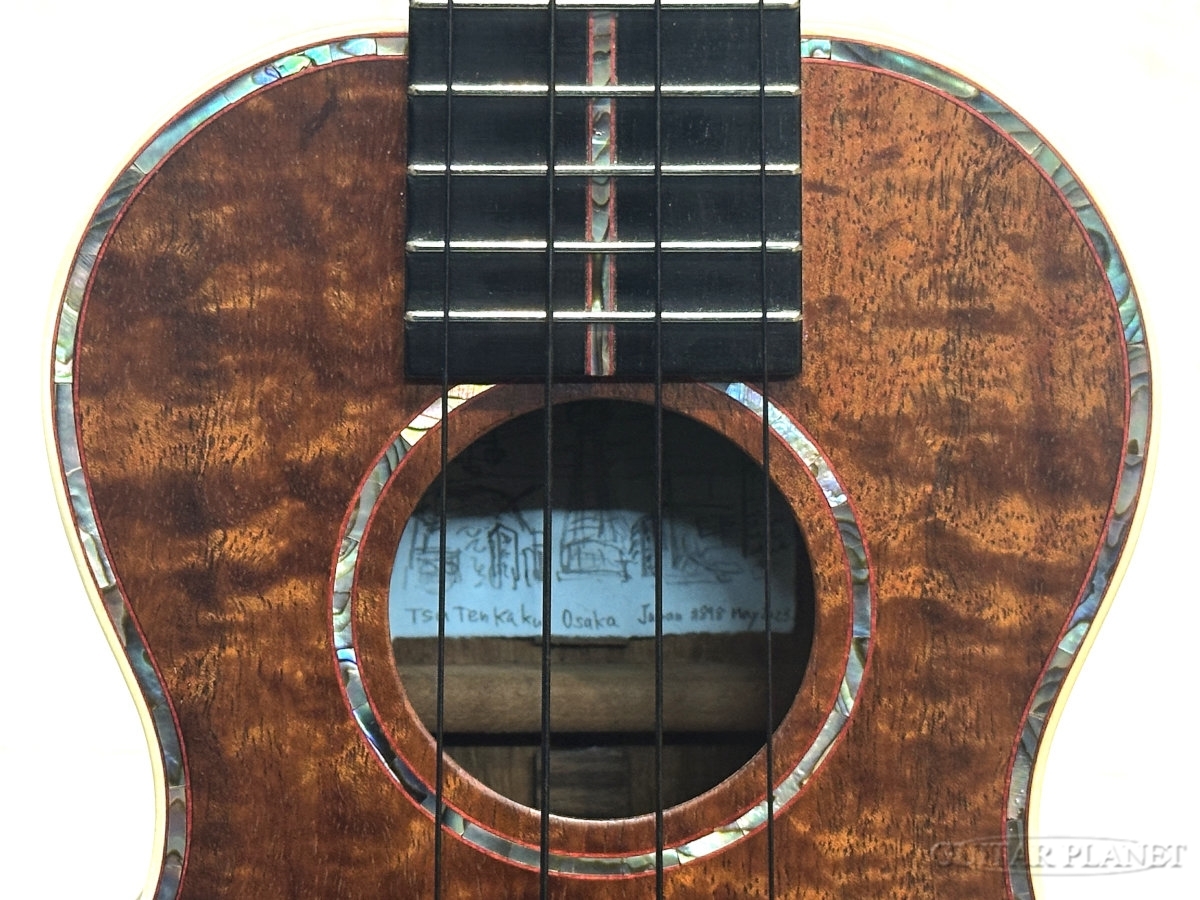 Shimo Custom Soprano Deluxe Koa 【2023年製】【ソプラノ/ハワイアン