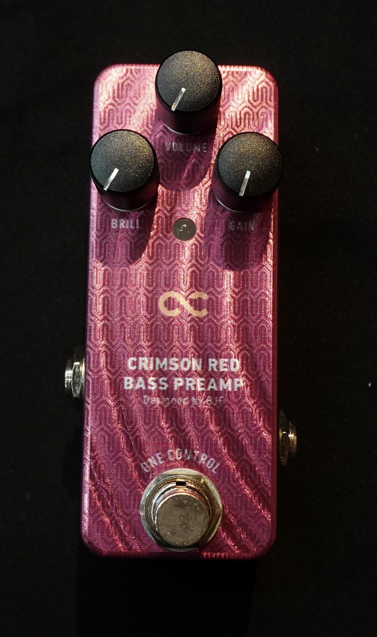 【USED】One Control CRIMSON RED BASSPREAMP Used One Control CRIMSON RED BASS PREAMP Bass Effect Pedal