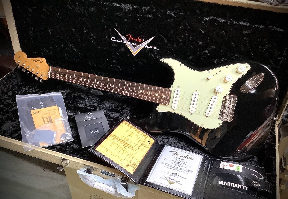 Fender Custom Shop 1960s STRAT NOS AA FLAME BLACK 黒 ブラック
