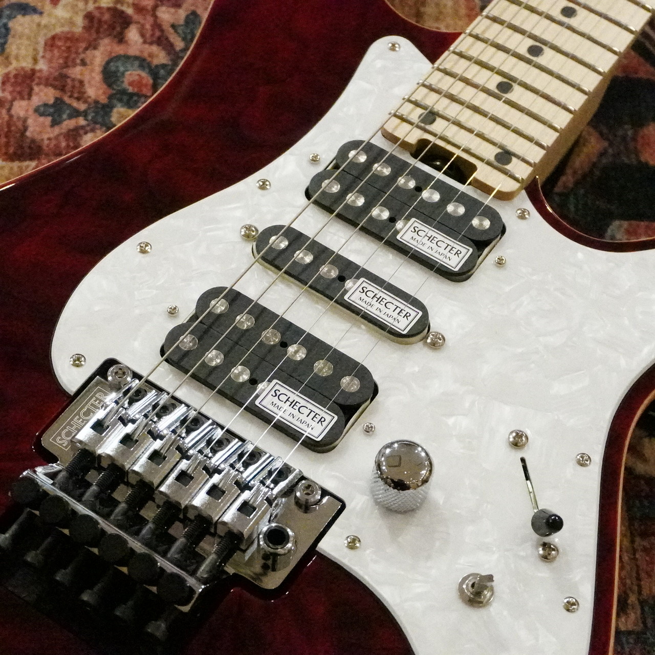 SCHECTER JAPAN SD-2-24-AL RED (See-thru Red) / Maple【人気モデル