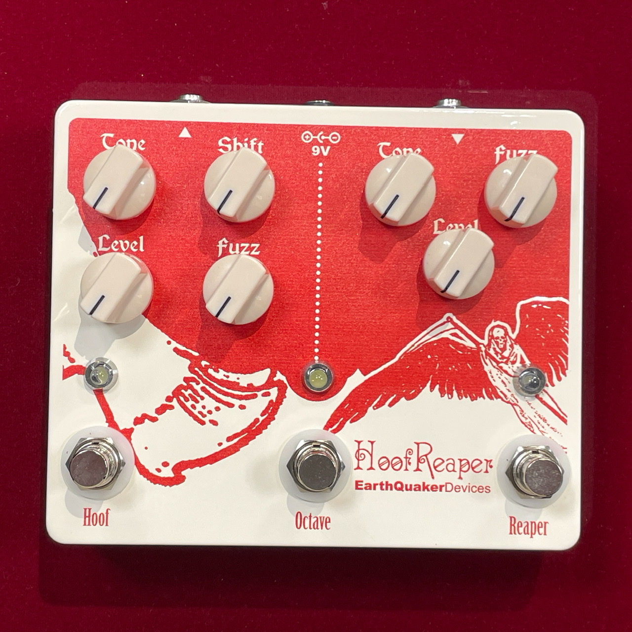 オックスフォードブルー EarthQuaker Devices Hoof Reaper オクターブ