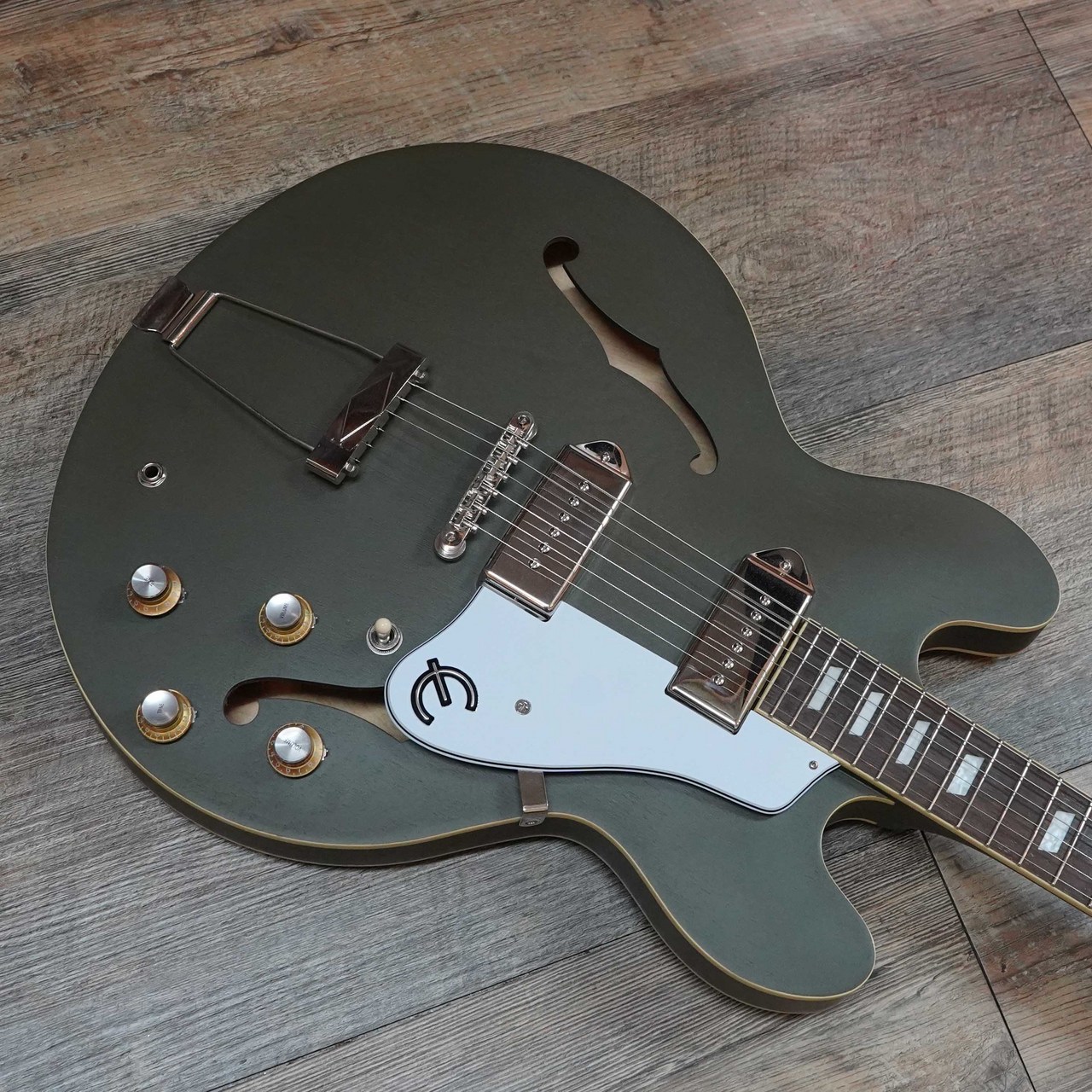 Epiphone Casino Worn Olive Drab（中古）【楽器検索デジマート】