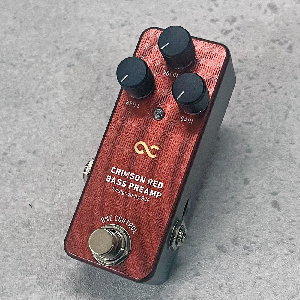ONE CONTROL CRIMSON RED BASS PREAMP 【暖かいベーストーンの