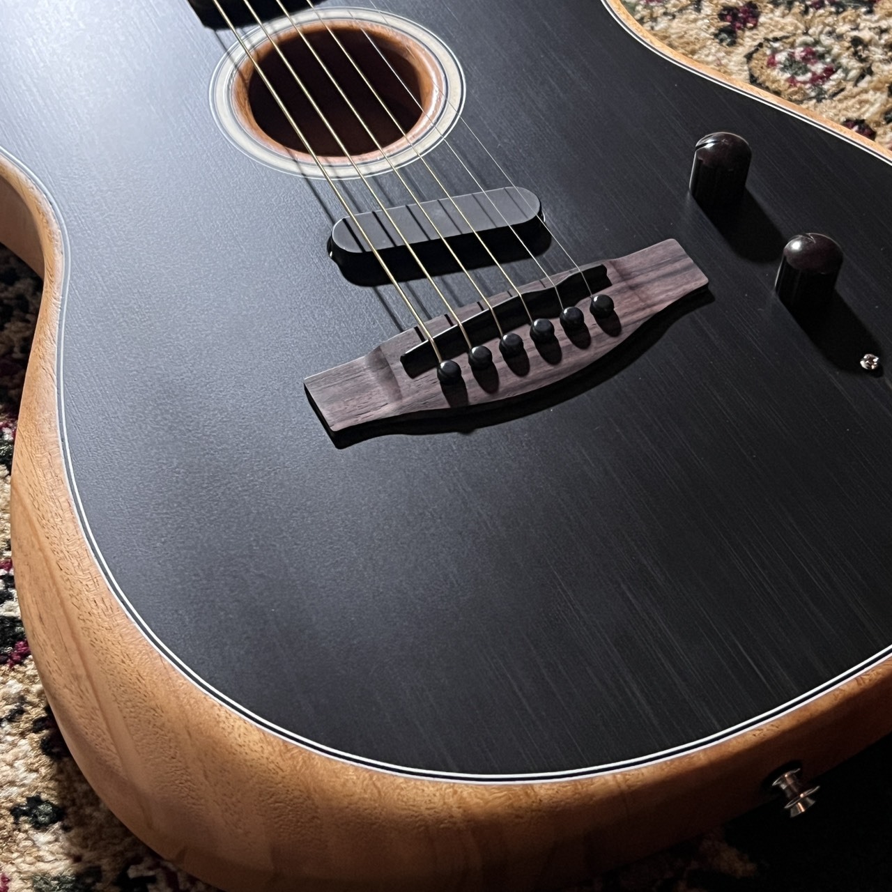 Fender Acoustasonic Player Telecaster Brushed Black エレアコギター