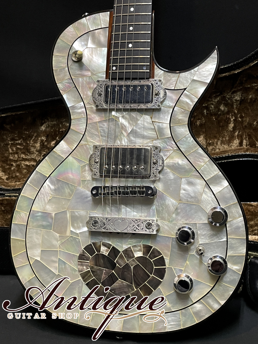 GTZ Duo White Lady 2004 Shell Top w/Vintage PU Built & Engraved by 