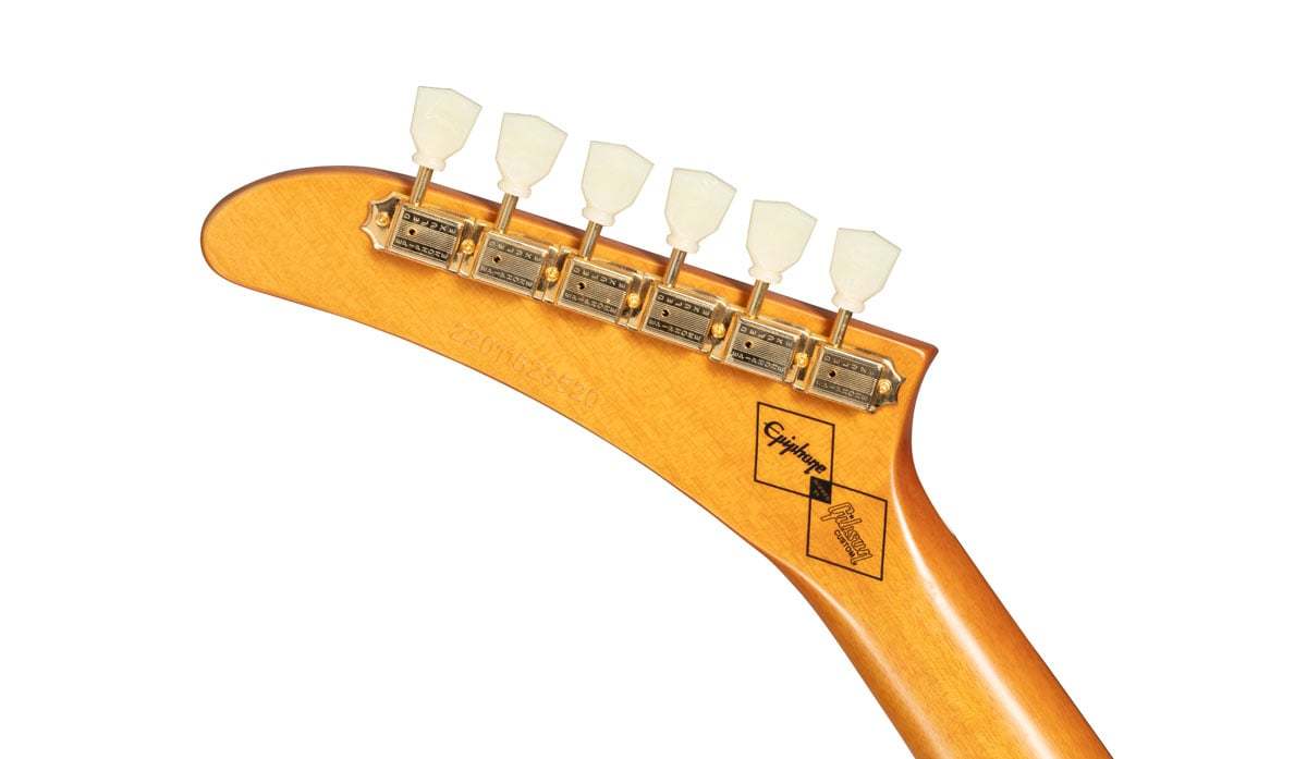 Epiphone 1958 Korina Explorer (White Pickguard) Aged Natural