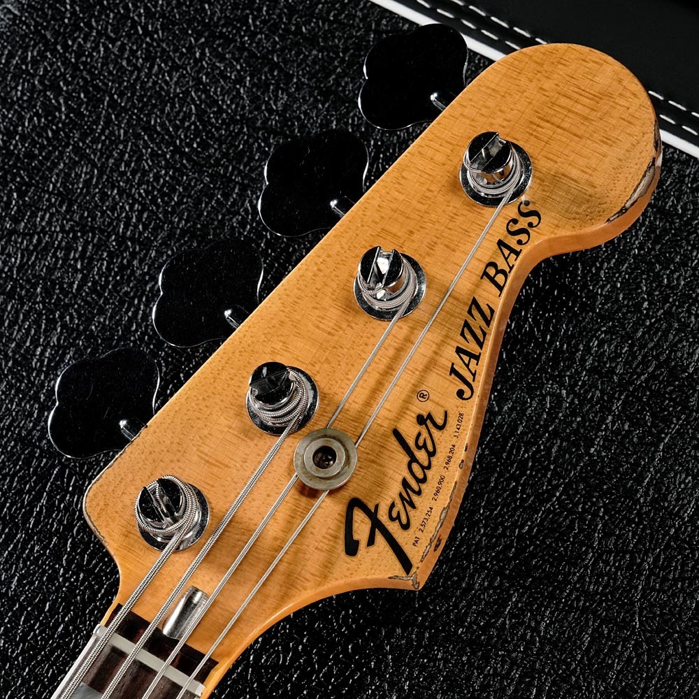 ベース Custom Bass Fender Custom Shop 1975 Jazz Bass Heavy Relic Aged Natural(重量