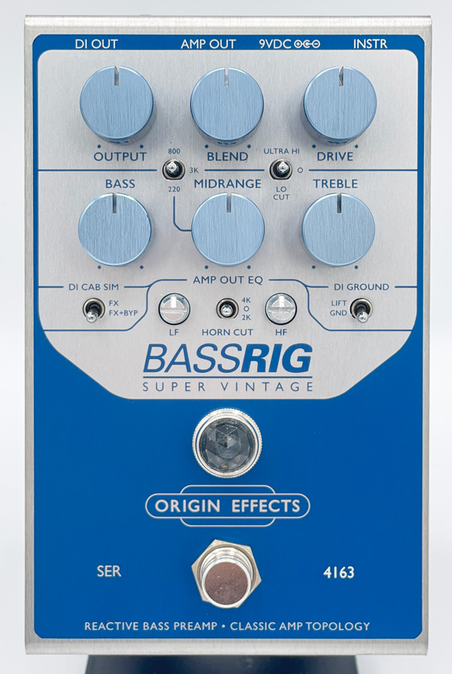 ギター ORIGIN EFFECTS BASS RIG super vIntage ORIGIN EFFECTSBassRIG Super Vintage《ベース用プリアンプ