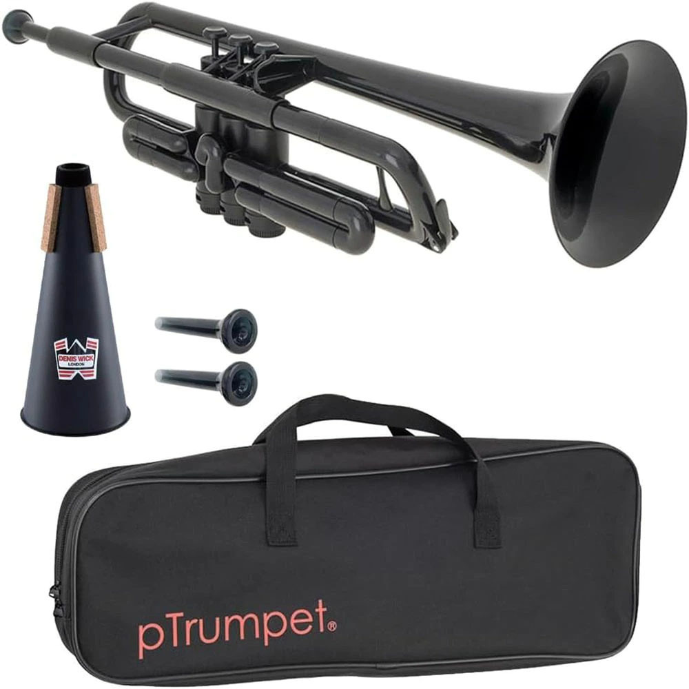 pInstruments PTRUMPET1BLK/BLACK+Mute5571 【ミュートバンドルセット