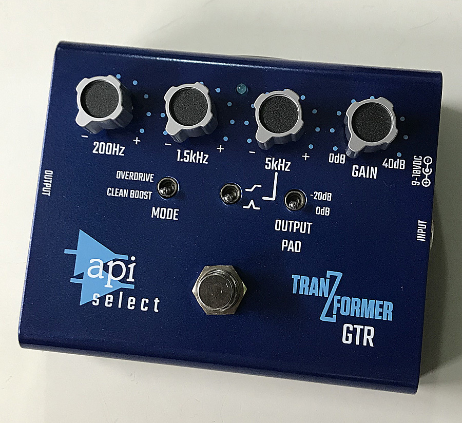api select TranZformer GTR イコライザープリアンプ api select