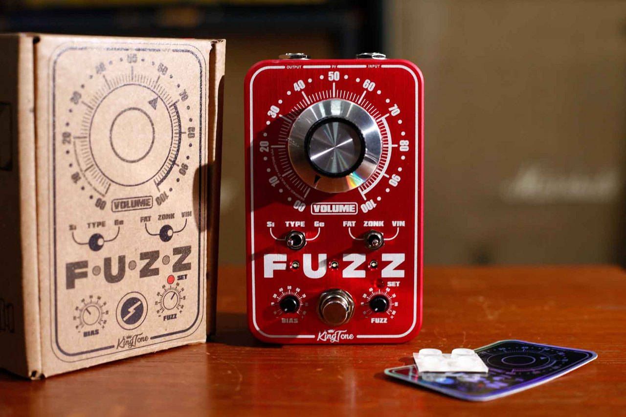 KING TONE GUITAR mini FUZZ V2 Limited Edition Red 【USED