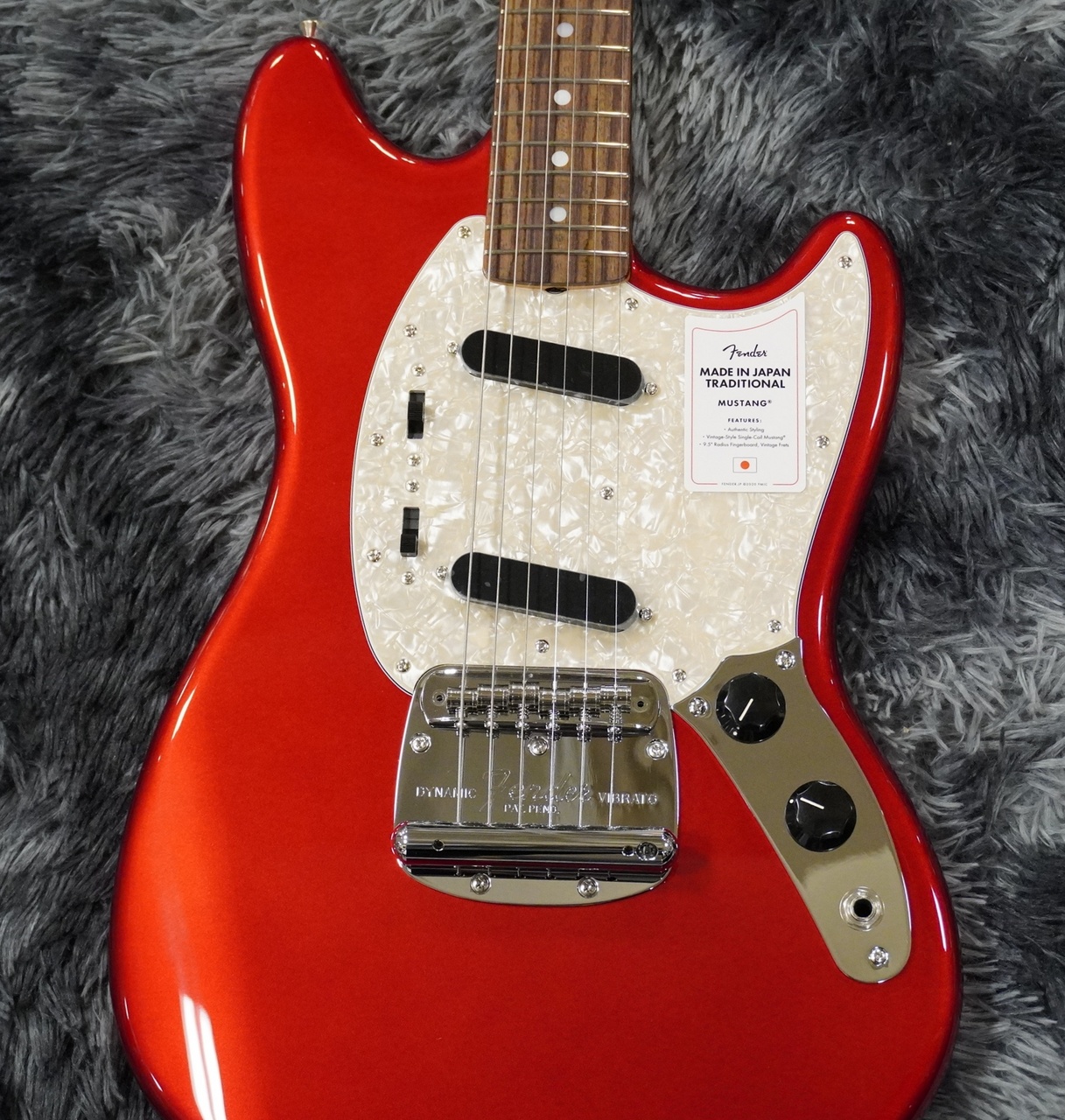 Fender Made in Japan Traditional 70s Mustang Candy Apple Red