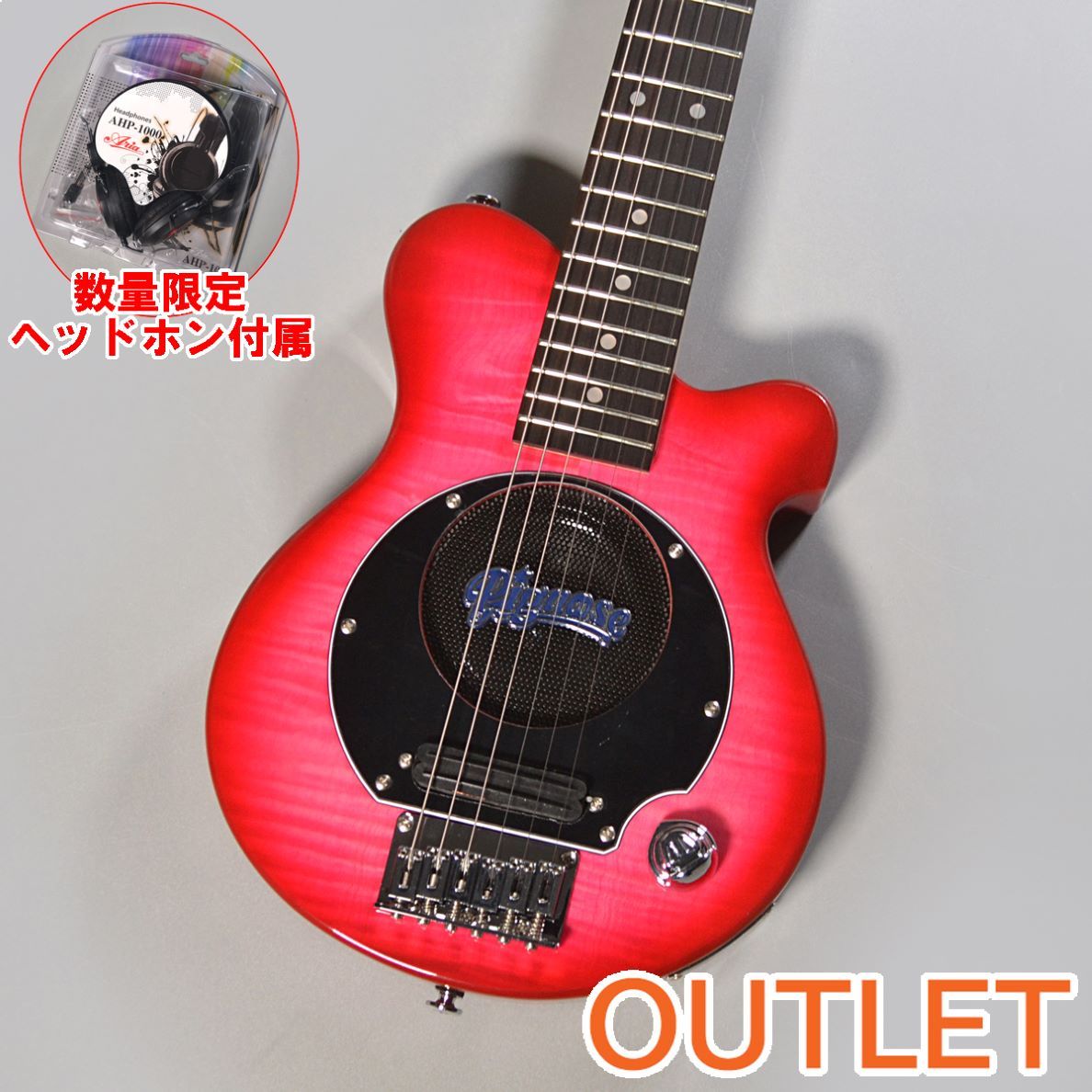 美品】PIGNOSE アンプ内蔵ミニギター BS ピグノーズ トラベルギター