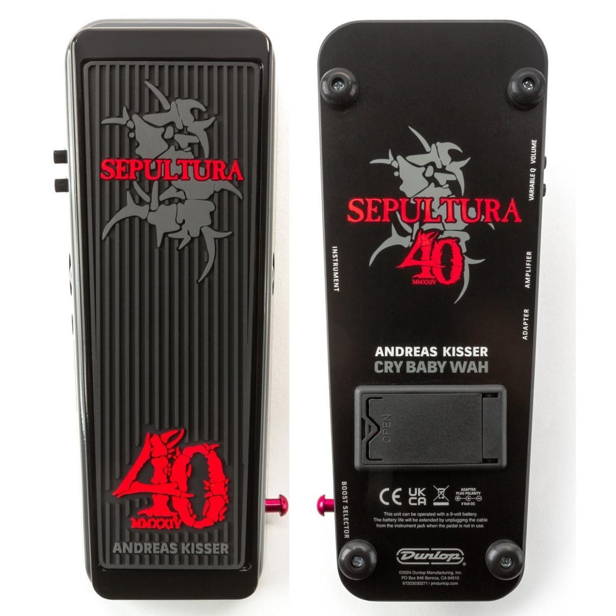 Jim Dunlop AK95MMXXIV Sepultura 40th Anniversary Cry Baby Wah【未