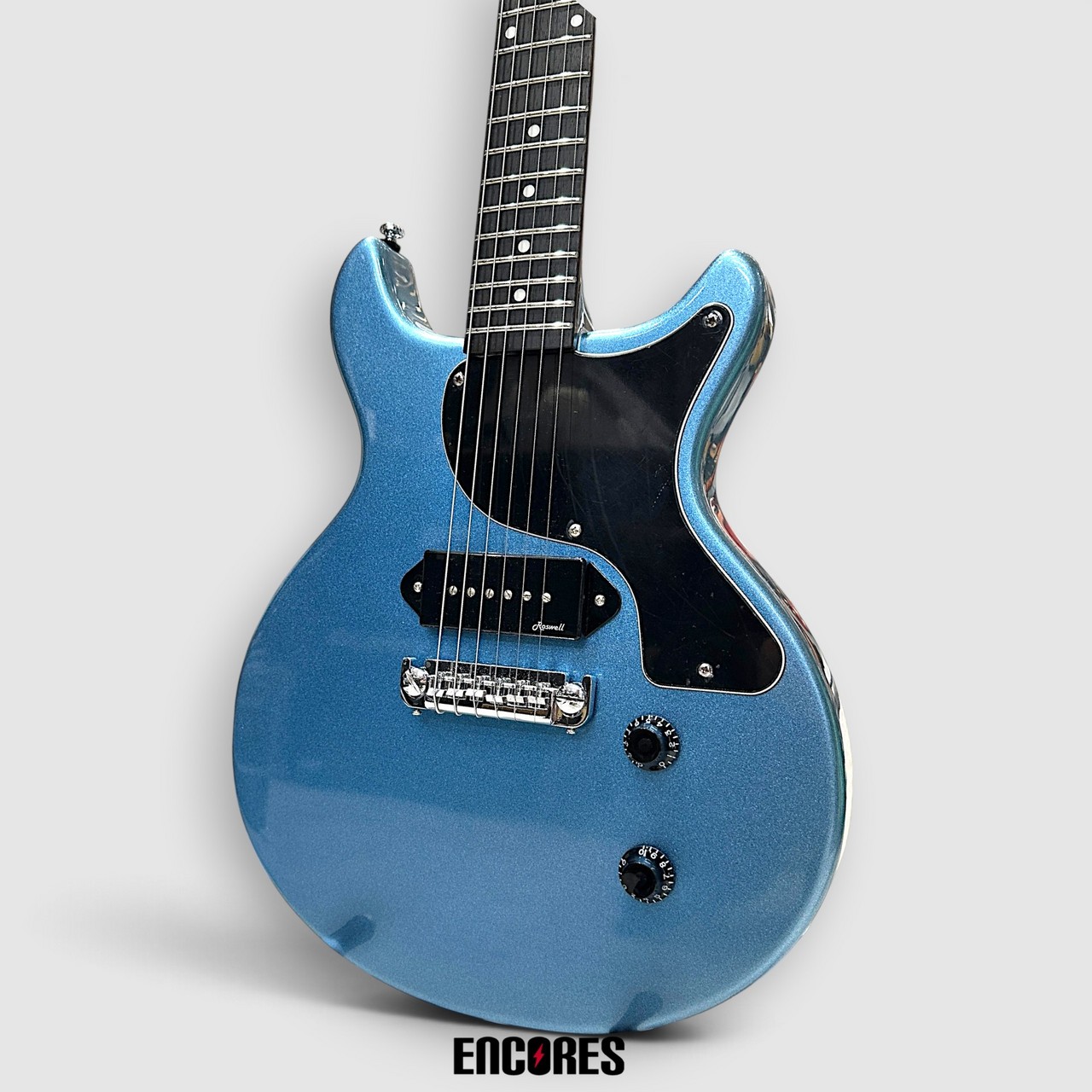 Harley Benton DC-Junior Pelham Blue ダブルカッタウェイ（中古