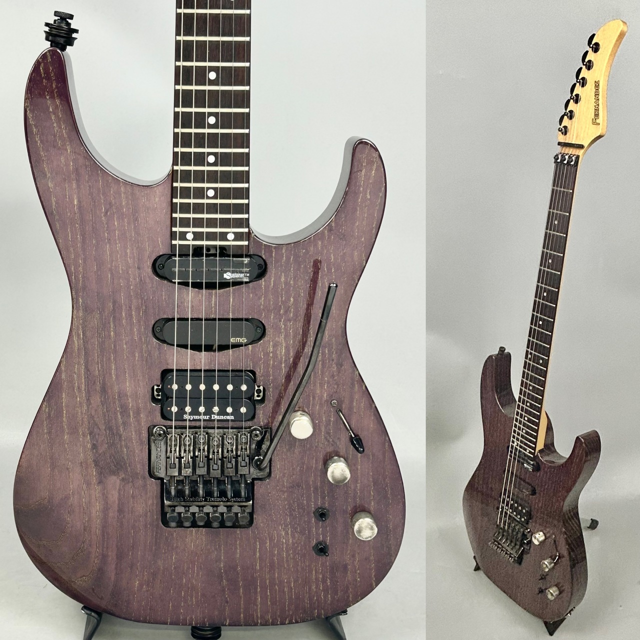 FERNANDES FR-DLX JPC フェルナンデス 日本製 Yahoo!オークション - fernandes rt-dlx jpc w/sustainer