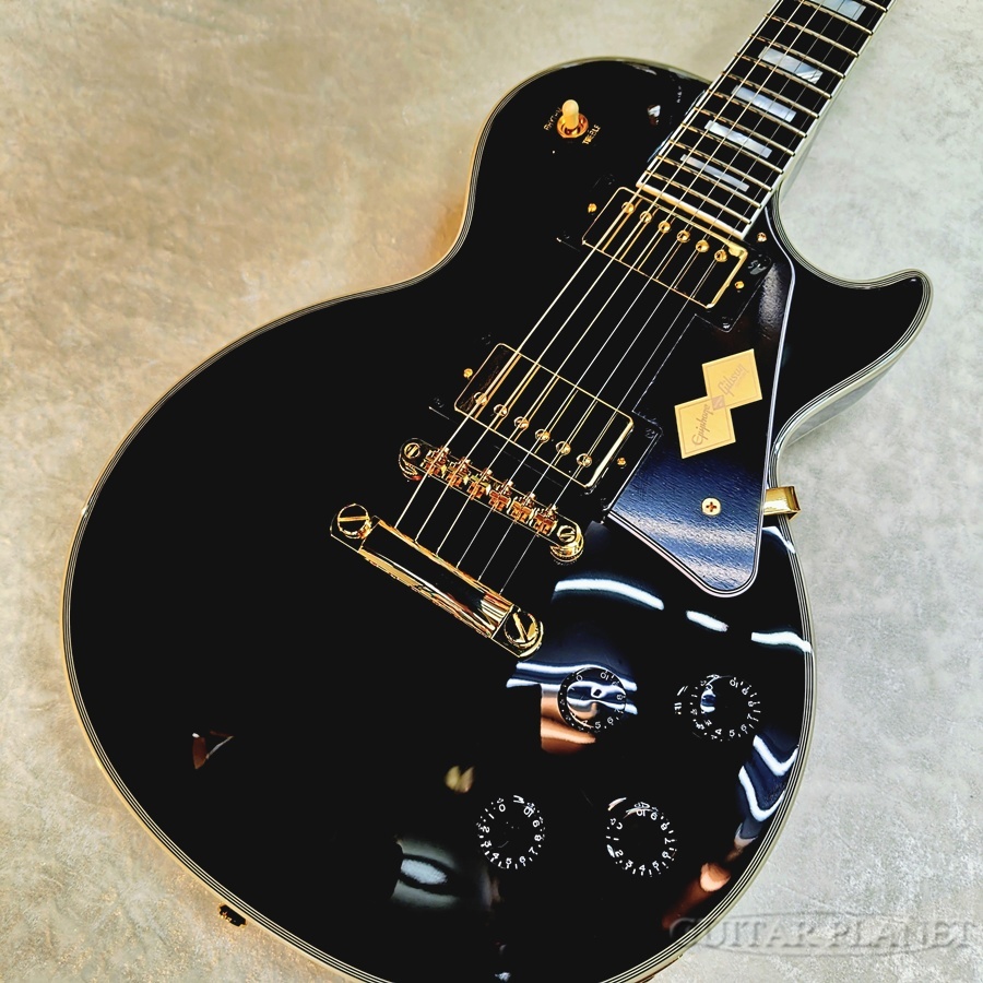 Epiphone Les Paul ブラックエレキギター Epiphone Inspired by Gibson Custom Les Paul Custom -Ebony