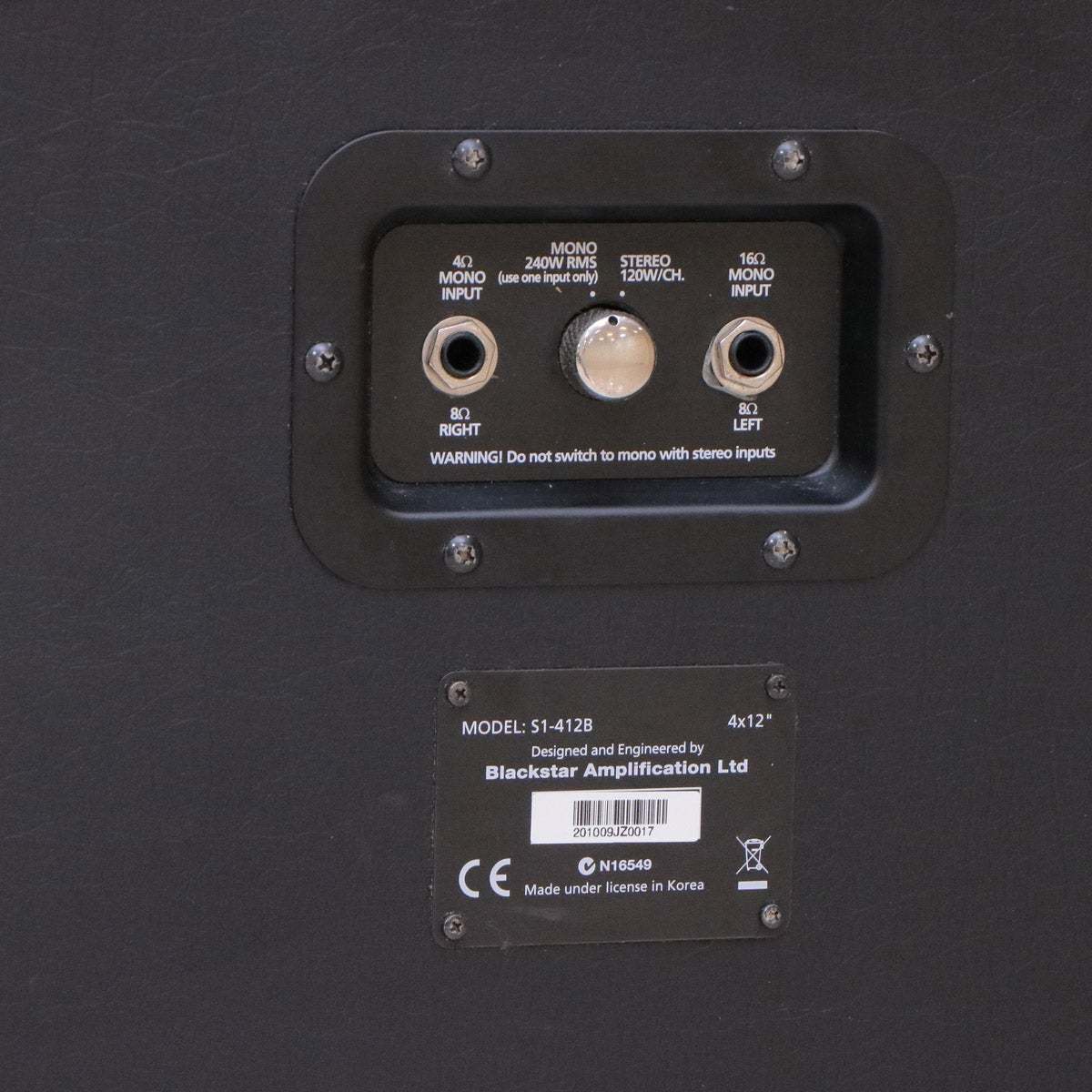 Blackstar S1-412B ギターアンプキャビネット JUNK品 《店頭受け取り