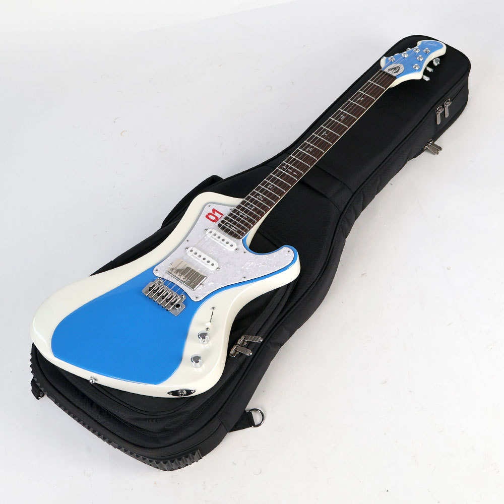 Edwards エレキギター ブルー 即納可能】EDWARDS(エドワーズ)E-MA-'98 ALOHA KEN/Blue & White