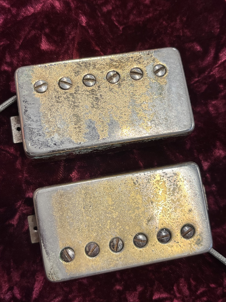 Gibson P.A.F Gold Cover Set【Double Black】【Short Magnet