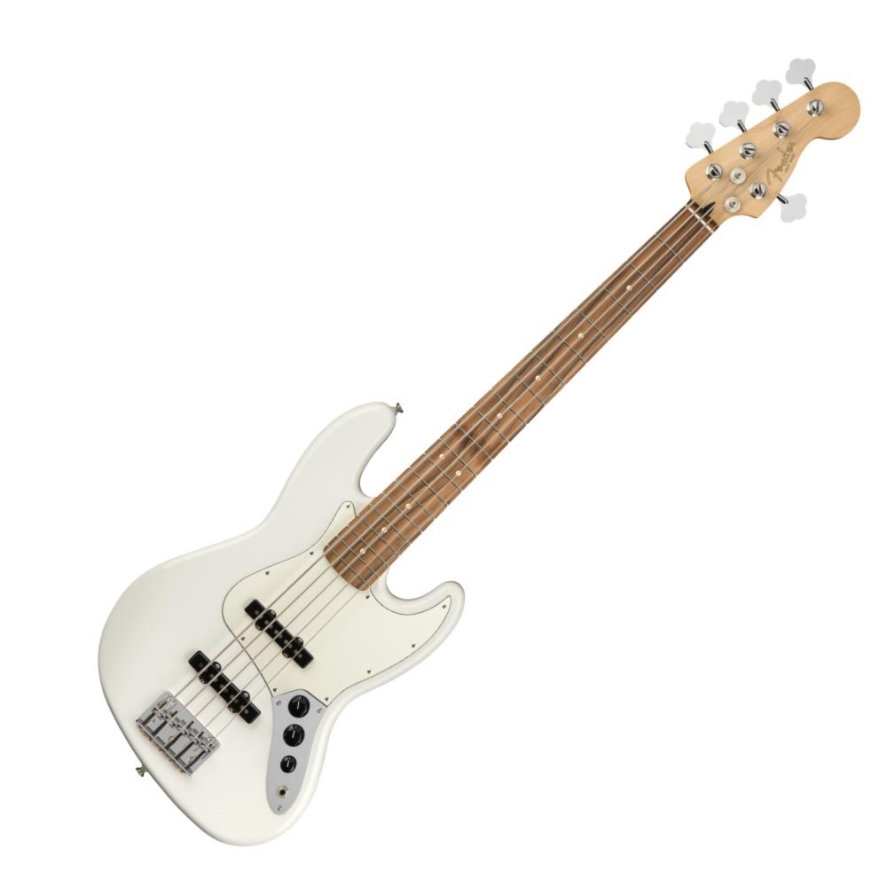 Fender フェンダー Player Jazz Bass V PF Polar White 5弦エレキ