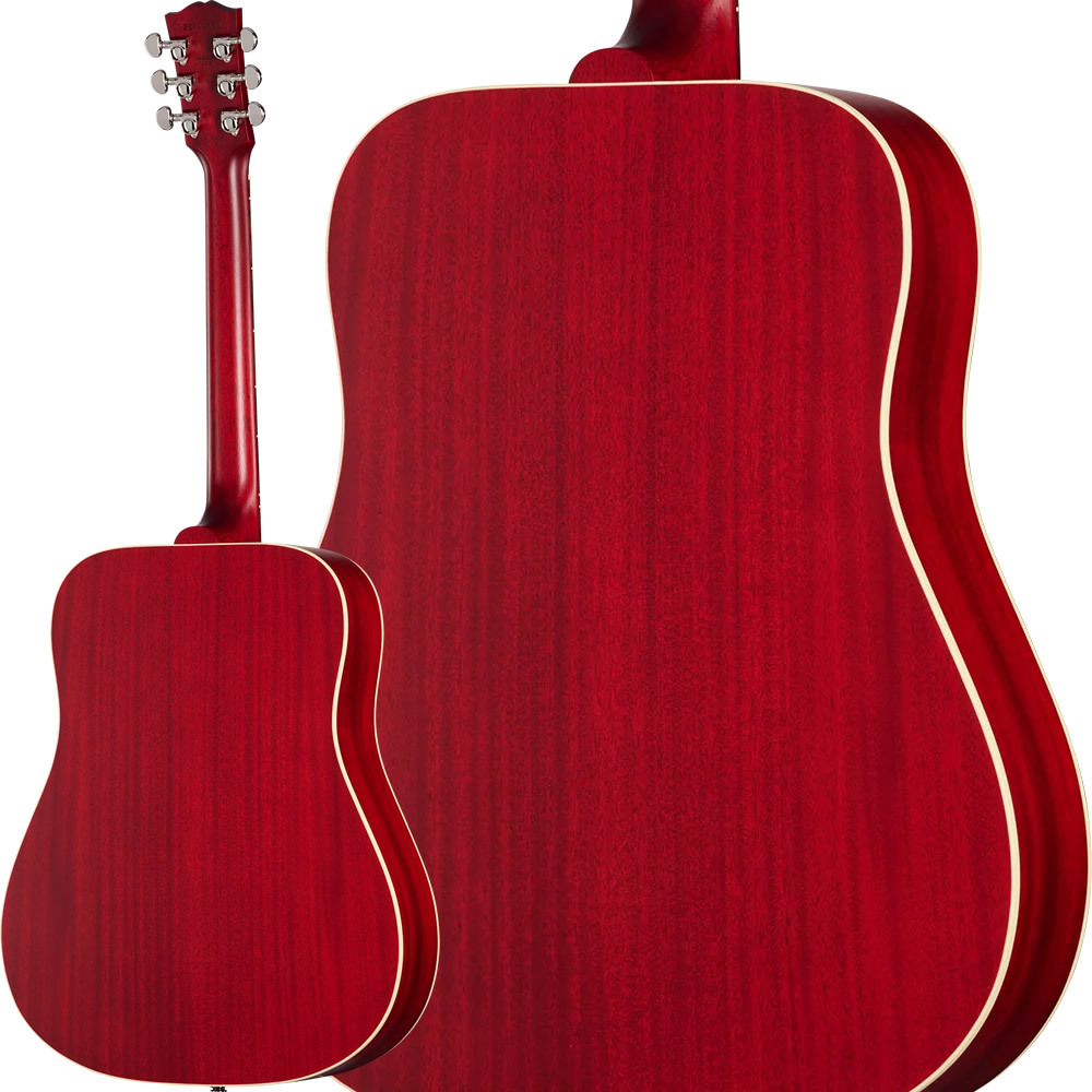 美品 JEISON Hummingbird PU付エレアコ G社シール２枚 Gibson Hummingbird Special (Satin Vintage Cherry Sunburst) [LR