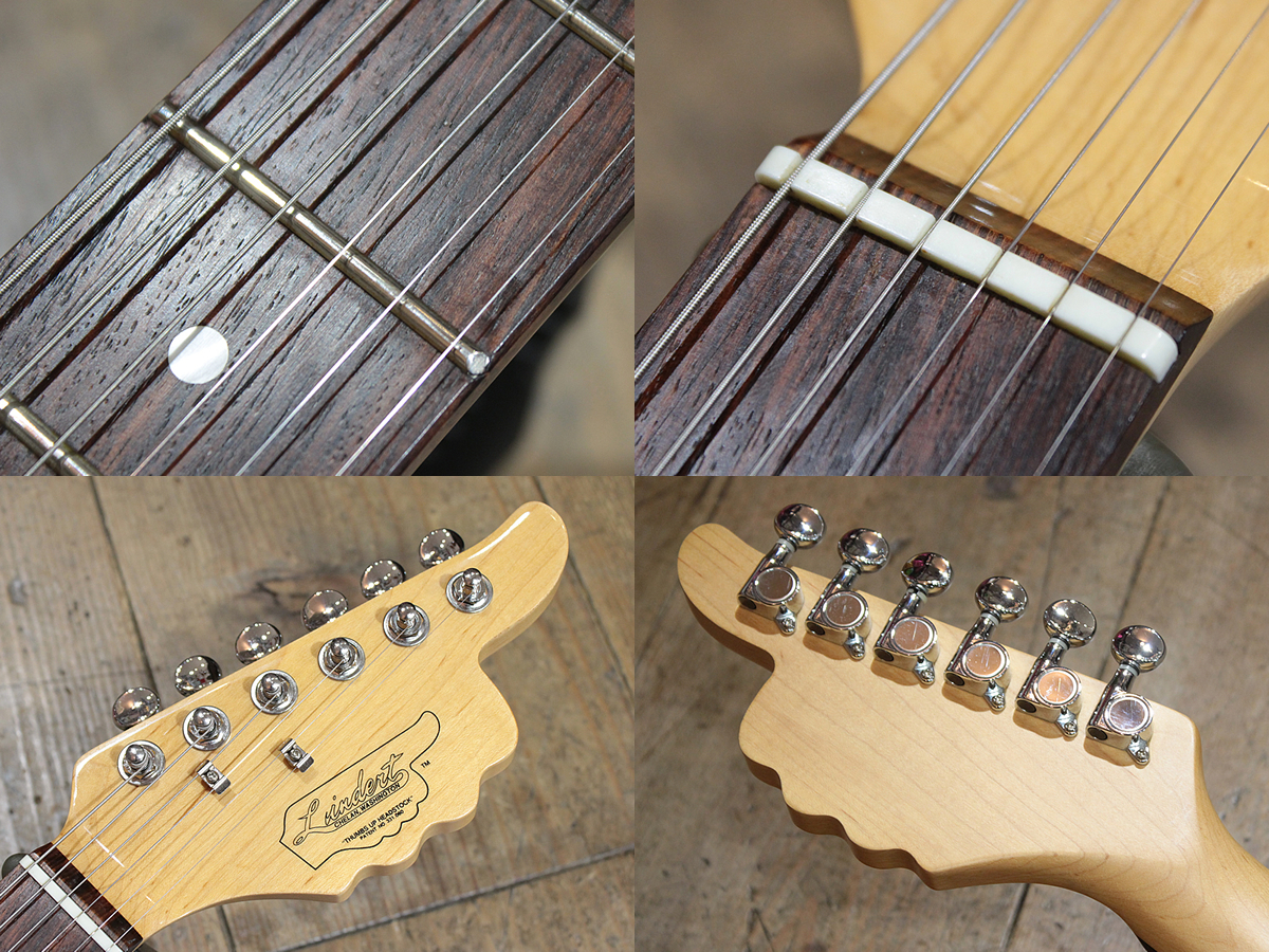リンダート・ロコモーティブ　LINDERT LOCOMOTIVE T Lindert Locomotive Baritone Guitar Textured Beechwood Brown/Creme