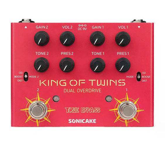 SONICAKE King of Twins オーバードライブペダル QDS-08 【国内正規品