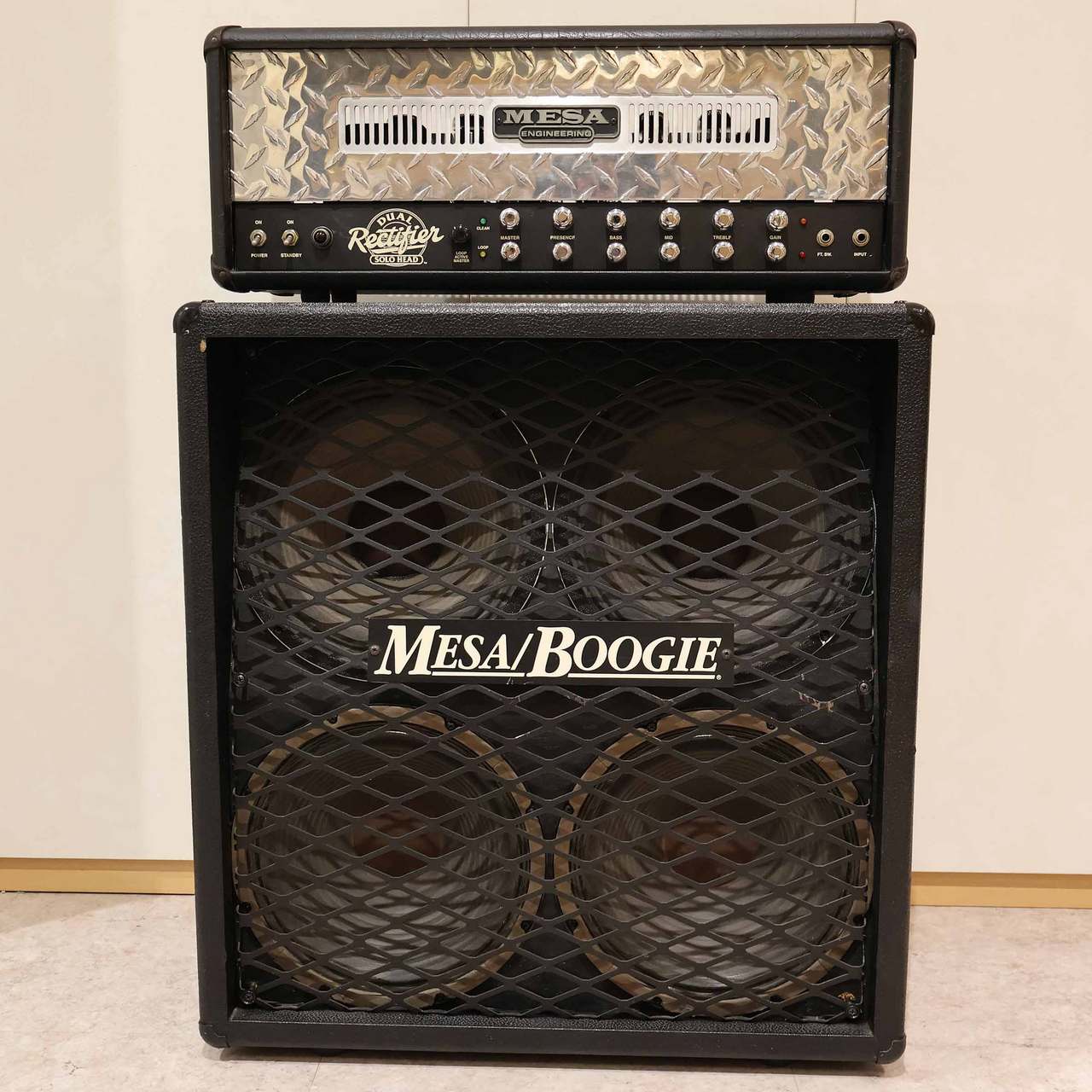 Mesa Boogie DUAL RECTIFIER SOLO HEAD+4×12 キャビネット(ストレート