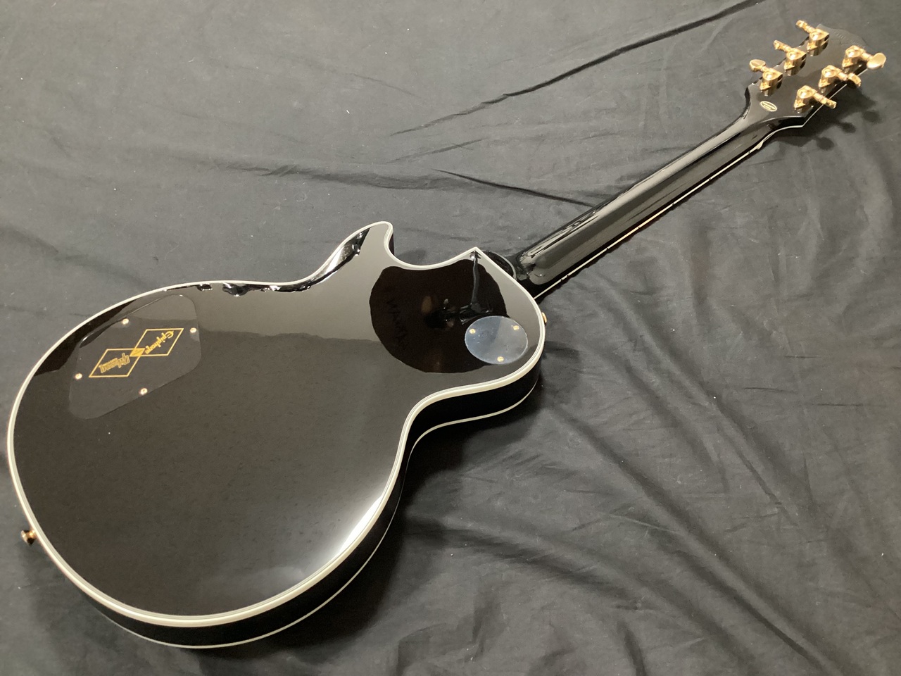 【メンテ済み】Epiphone レスポールカスタム エレキギター 本体 メンテ済み】Epiphone Les Paul Custom エレキギター本体 - メルカリ