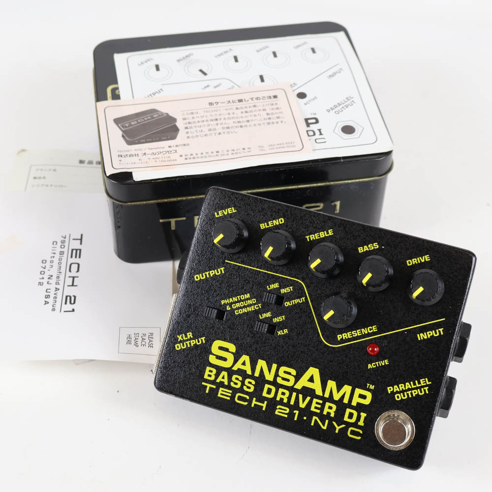 TECH21 【中古】サンズアンプ ベースドライバーDI TECH21 SansAmp BASS