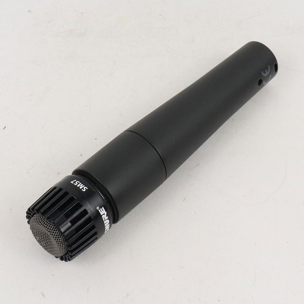 【ほぼ未使用品】SHUREシュアーSM57楽器用ダイナミックマイク Shure SM57-LCE ハンドマイク (楽器用ダイナミックマイク)｜FULL-TEN