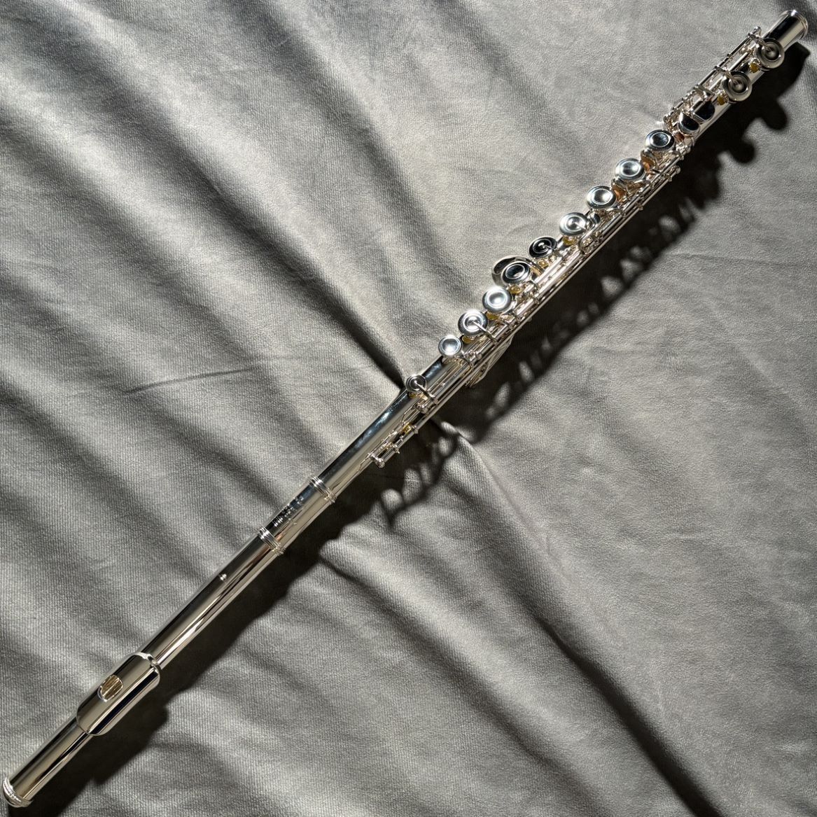 Sankyo Silversonic C/C フルート 管体銀 カバードキー C足部管 ニュー