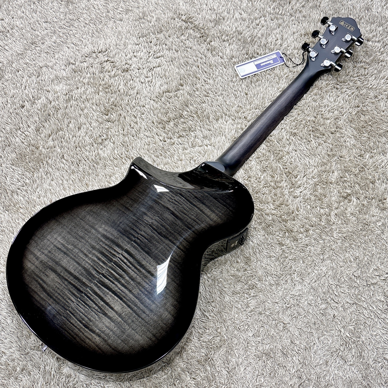 2023.03購入ほぼ未使用Ibanez エレアコブラックAEWC400-TKS 1.jpg