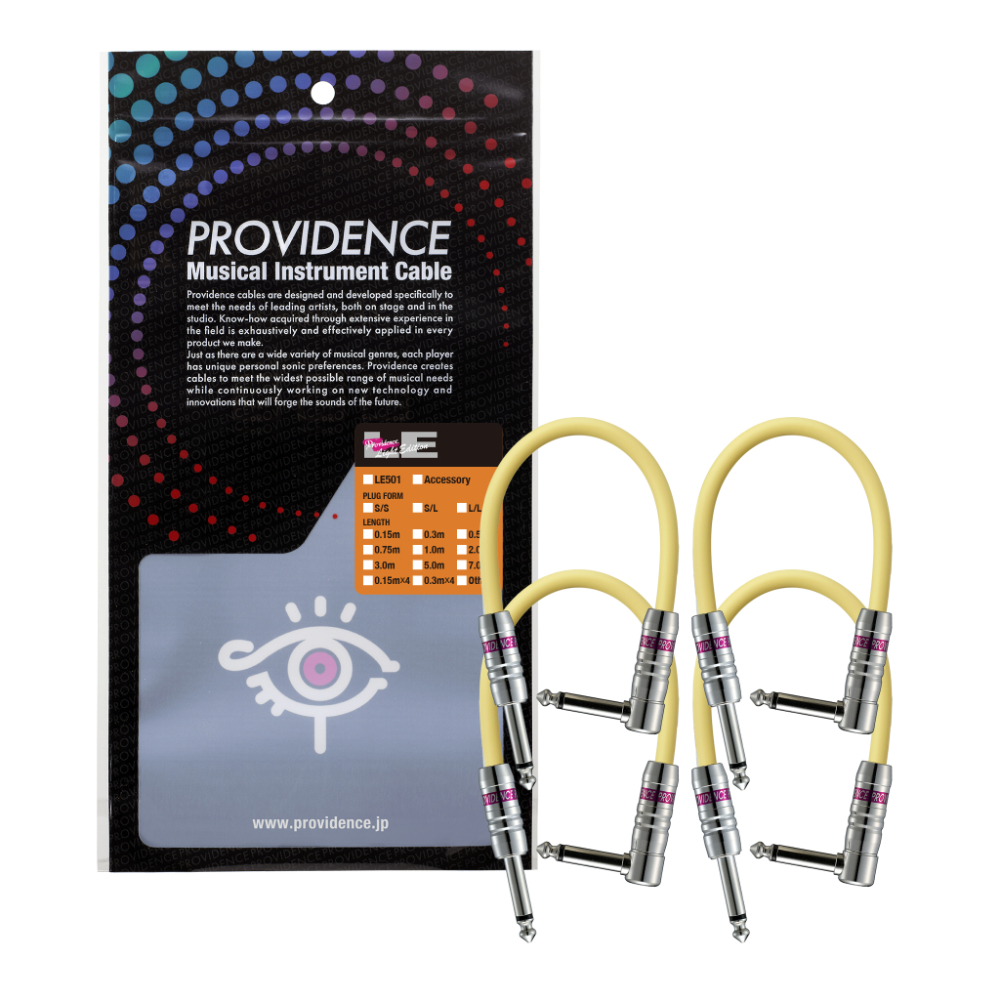 Providence プロビデンス LE501 15cm SL YL 4SET パッチケーブル 4本セット