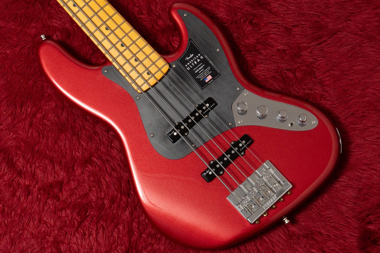 Fender American Ultra II Jazz Bass V Sinister Red 2024 4.665kg
