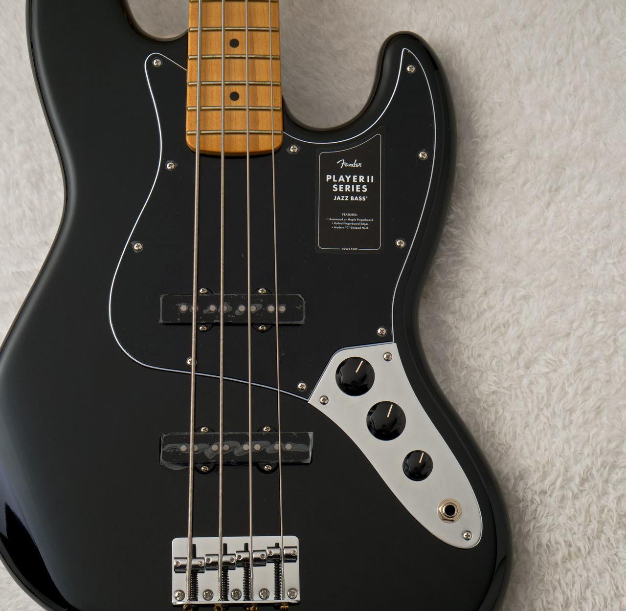 Fender PLAYER II JAZZ BASS Maple Fingerboard Black / BLK 【B級特価