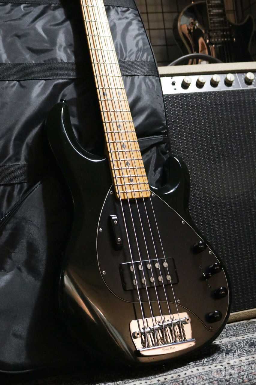 MUSIC MAN StingRay 5 String H Maple Neck 1989 Black（中古