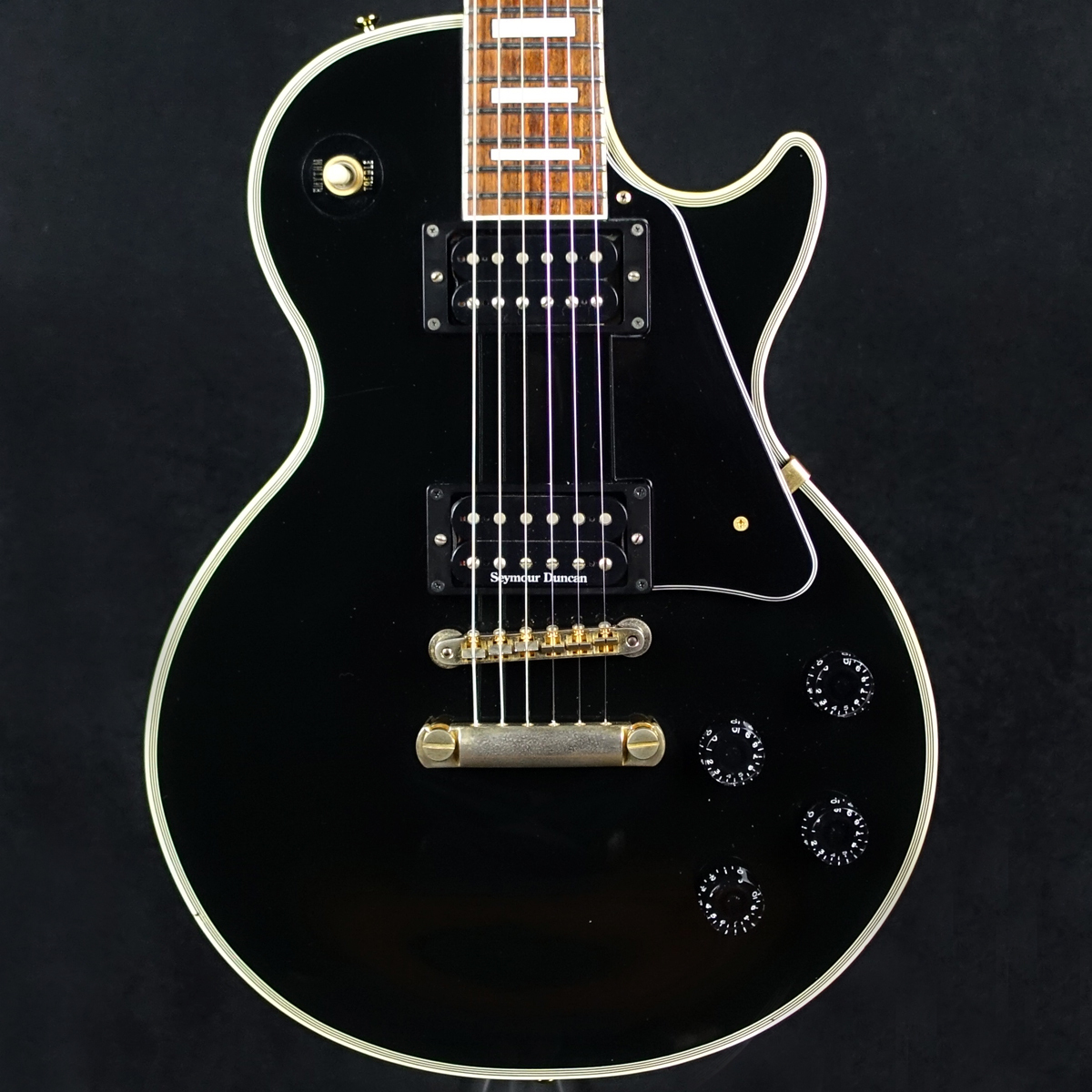 日本製のEpiphone  レスポールカスタムモデル LPC-80 EB 日本製のEpiphone レスポールカスタムモデル LPC-80 EB - メルカリ