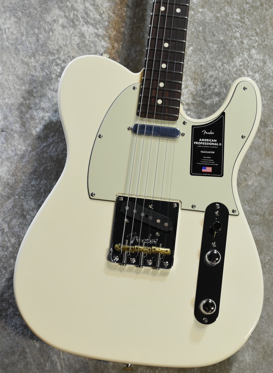 Fender AMERICAN PROFESSIONAL II TELECASTER MOD Olympic White