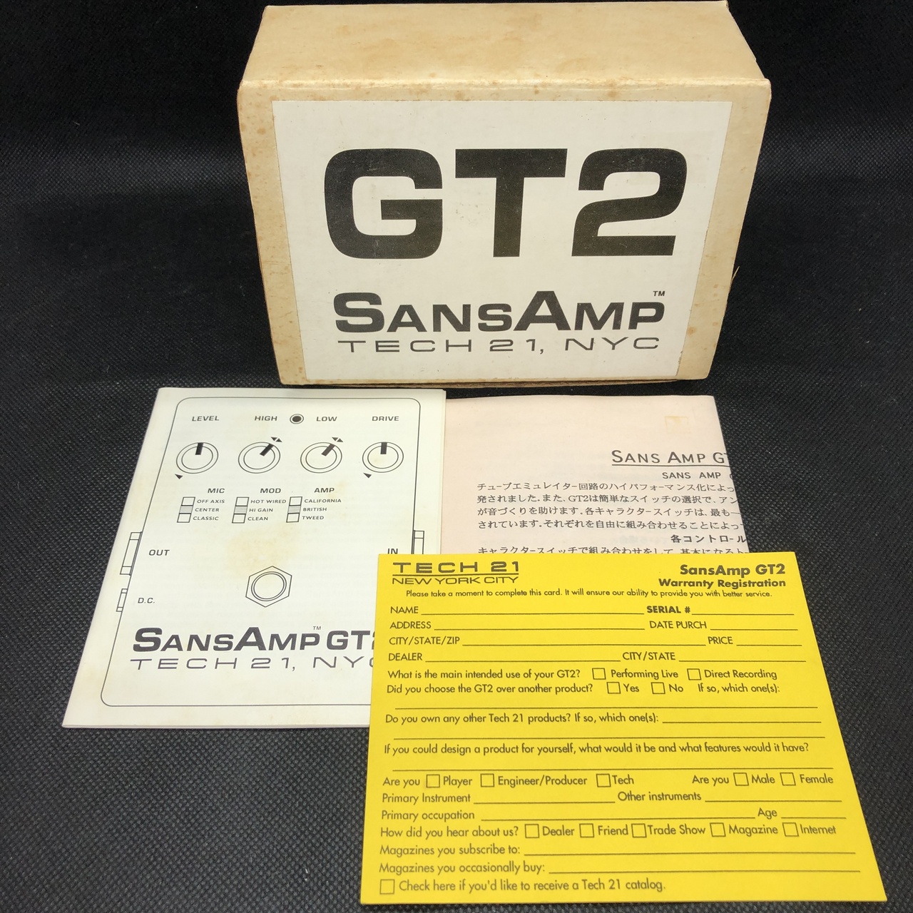 TECH21 SansAmp GT2（中古/送料無料）【楽器検索デジマート】