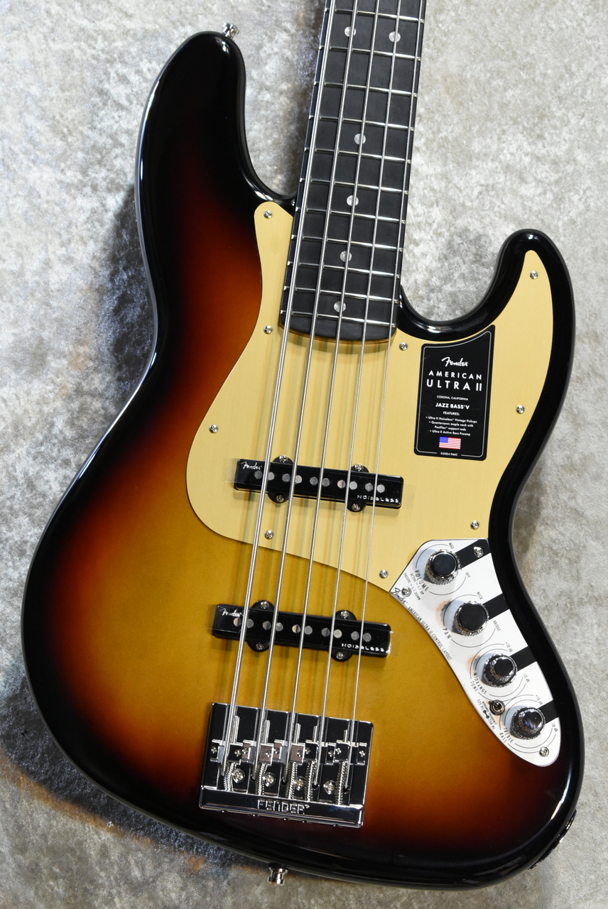 Fender American Ultra II Jazz Bass V -Ebony Fingerboard