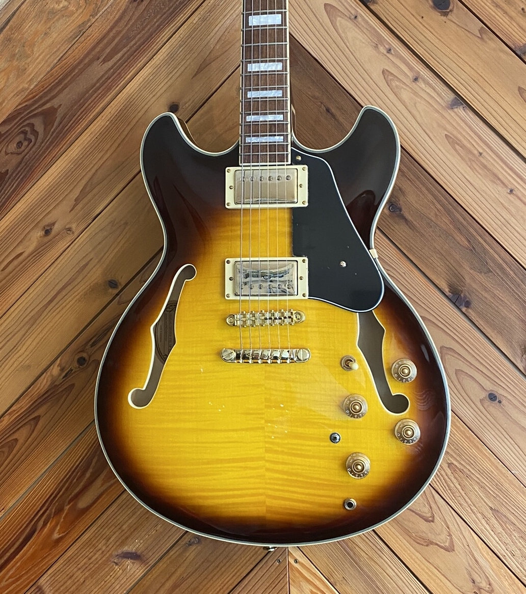 Ibanez JSM10EM Two-Tone Burst John Scofield Model（中古