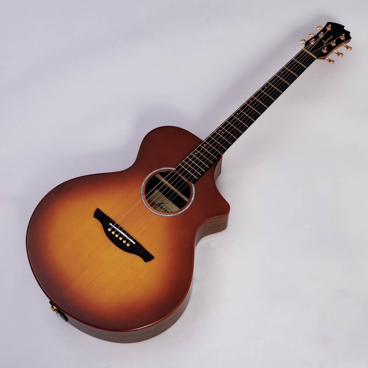 James J-300CII VSB エレアコ 生音エフェクト トップ単板 簡単弦高調整