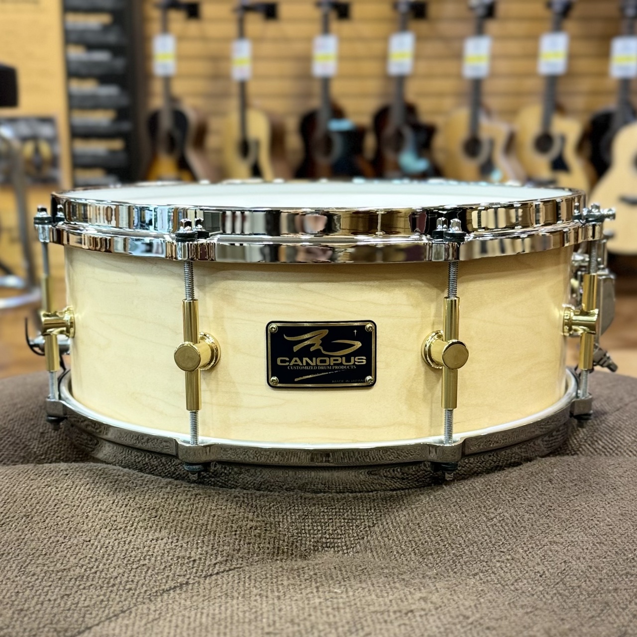 Canopus MO-1455  オイルフィニッシュメイプルスネア MO Snare Drum【エム・オー スネアドラム】 | CANOPUS DRUMS