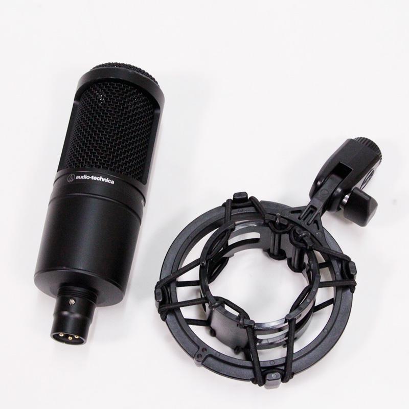 audio-technica USED 中古 AT2020 + AT8458a (バックエレクトレット
