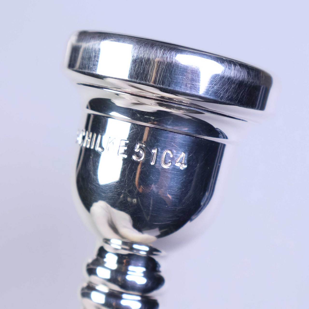 Schilke 51C4 銀メッキ トロンボーン太管用マウスピース