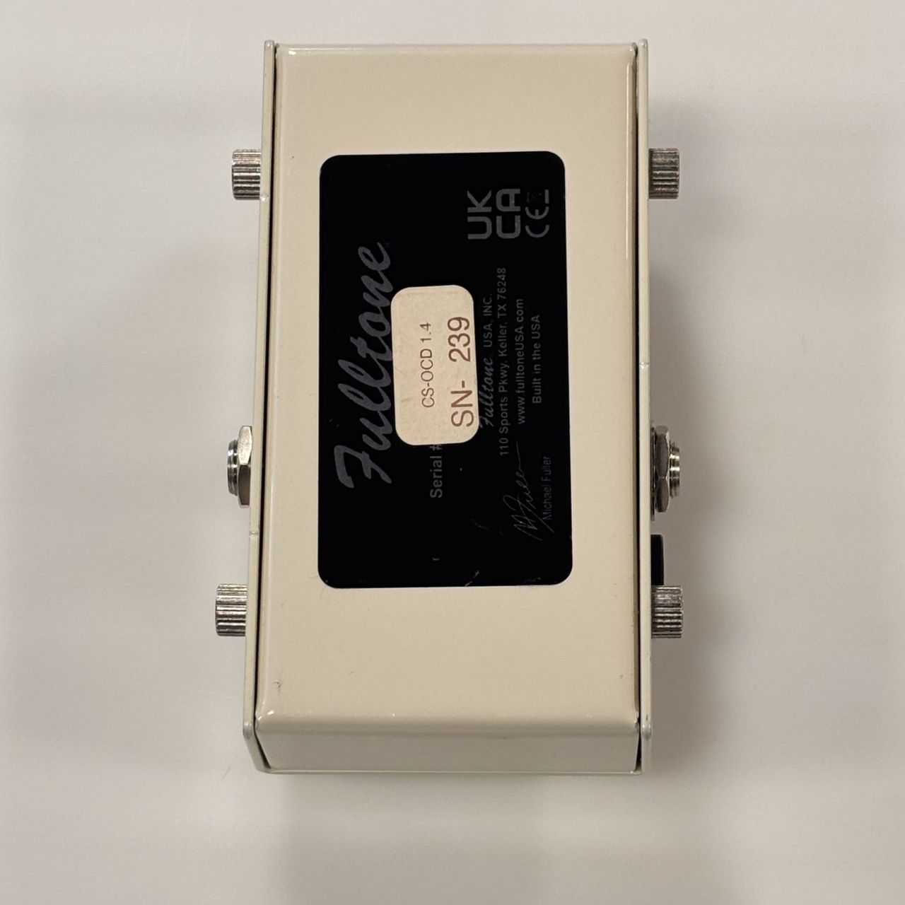Fulltone Custom Shop OCD v1.4 エフェクター オーバードライブ