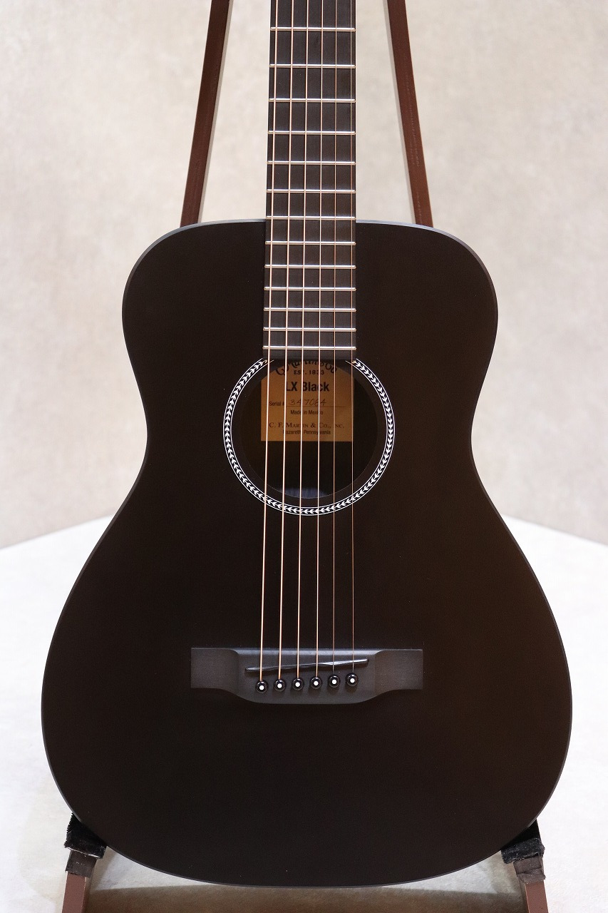(美品) Martin LX Black色 アコースティックギター Martin 【USED】LX Black【ミニギター】【レアカラー】【ピックアップ