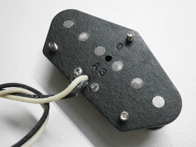 Q pickups Telecaster 用アルニコ3 高出力13kΩ ブリッジ側ピックアップ